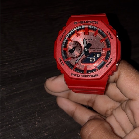 Casio G-Shock Vibrant Red Timepiece